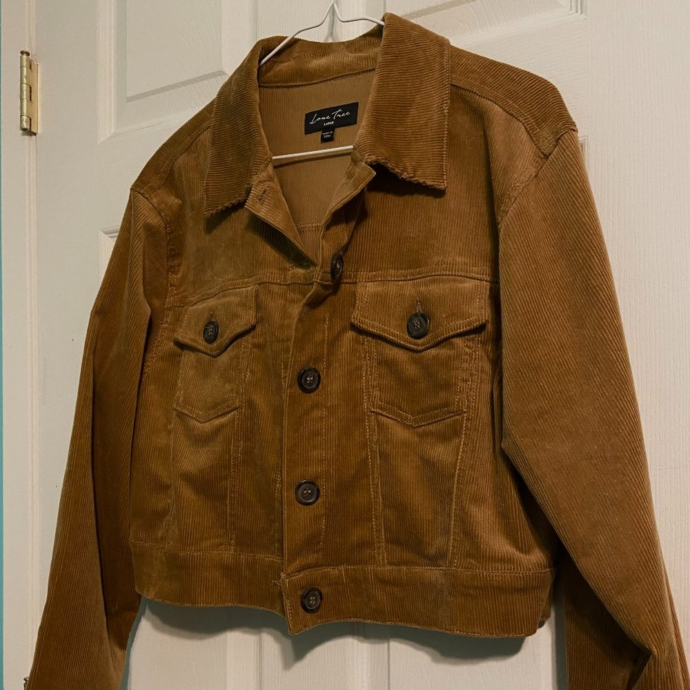 NWOT Perfect Condition Brown Corduroy Jacket